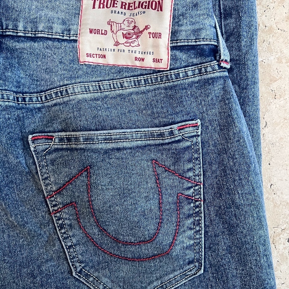 True Religion RICKY Relaxed Straight Men’s Jeans Size 31/34 NWT - Picture 5 of 9